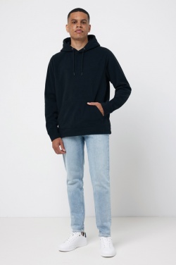 Logo trade promotional product photo of: Iqoniq Trivor recycled polyester microfleece hoodie