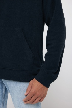 Logo trade advertising product photo of: Iqoniq Trivor recycled polyester microfleece hoodie