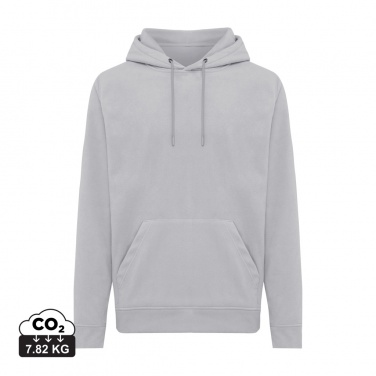 Logo trade promotional product photo of: Iqoniq Trivor recycled polyester microfleece hoodie