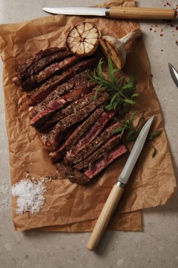 Logo trade promotional merchandise photo of: VINGA Retro meat knives