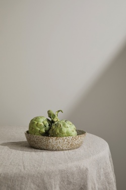 Logo trade promotional gift photo of: VINGA Nuvem stoneware serving bowl