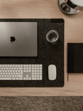 Logo trade promotional gifts image of: VINGA Albon GRS recycled felt desk pad