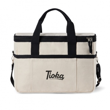 Logo trade promotional merchandise picture of: VINGA Volonne AWARE™ recycled canvas cooler basket