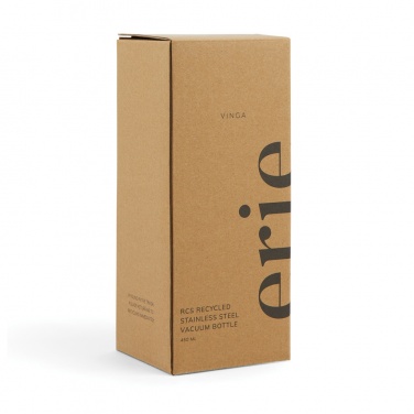 Logotrade promotional item image of: VINGA Erie RCS steel vacuum bottle 450 ML
