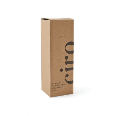 Logotrade business gift image of: VINGA Ciro RCS recycled vacuum bottle 300ml