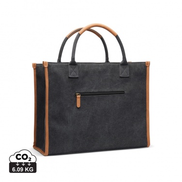 Logo trade corporate gift photo of: VINGA Bosler RCS recycled canvas office tote