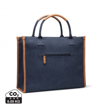 Logo trade business gift photo of: VINGA Bosler RCS recycled canvas office tote