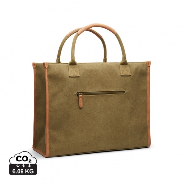 Logotrade promotional merchandise image of: VINGA Bosler RCS recycled canvas office tote