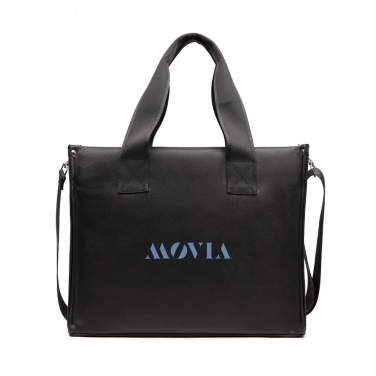 Logo trade promotional giveaways image of: VINGA Bermond RCS recycled PU tote bag