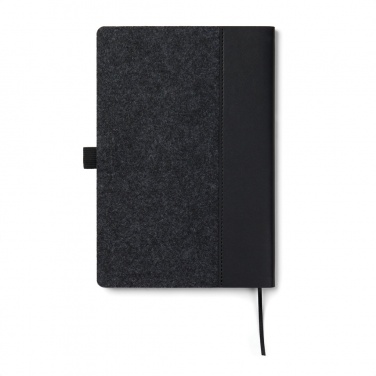 Logotrade promotional item picture of: VINGA Albon GRS recycled felt notebook