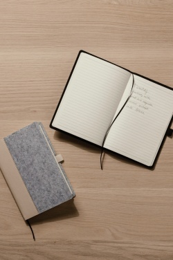 Logo trade promotional gift photo of: VINGA Albon GRS recycled felt notebook