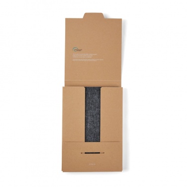 Logotrade promotional merchandise image of: VINGA Albon GRS recycled felt notebook