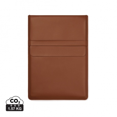 Logotrade promotional gift picture of: VINGA Timo PU RCS RPET 16" laptop sleeve