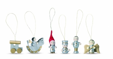 Logo trade advertising products image of: Set of 6 Xmas decoration
