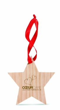 Logotrade promotional giveaways photo of: Star shaped hanger