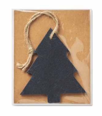 Logotrade business gifts photo of: Slate xmas hanger tree