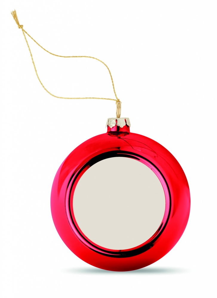 Logo trade promotional giveaways picture of: Christmas ball for sublimation