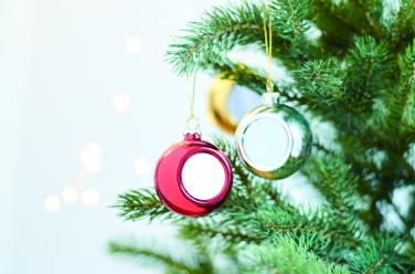 Logo trade corporate gifts picture of: Christmas ball for sublimation
