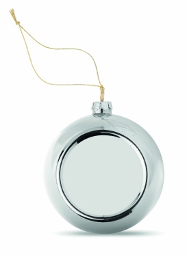 Logo trade advertising product photo of: Christmas ball for sublimation
