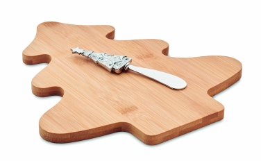 Logo trade corporate gifts picture of: Cheese board set in bamboo Essen