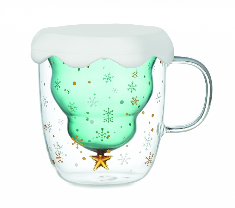 Logotrade promotional product picture of: Double wall borosilicate mug