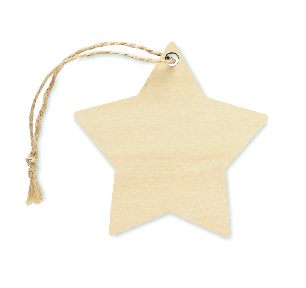 Logo trade promotional gifts image of: Christmas ornament star