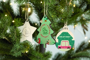 Logo trade promotional item photo of: Christmas ornament tree