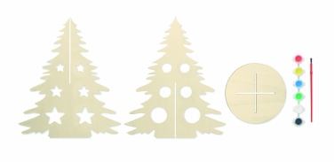Logo trade corporate gift photo of: DIY wooden Christmas tree