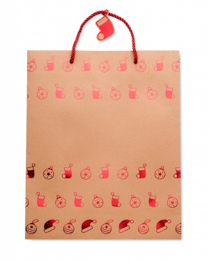 Logotrade advertising product picture of: Gift paper bag with pattern