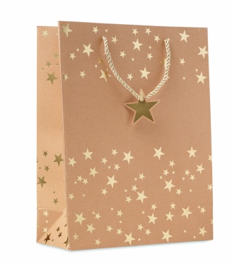 Logo trade promotional product photo of: Gift paper bag with pattern
