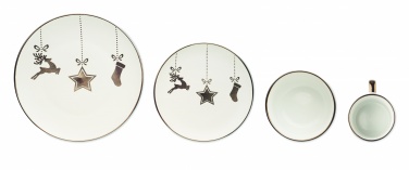 Logo trade promotional items picture of: 4 piece ceramic place setting