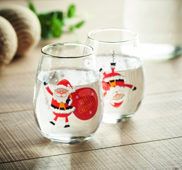 Logo trade promotional products picture of: Set of 2 Christmas glasses