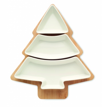 Logo trade promotional gift photo of: Christmas tree serving tray