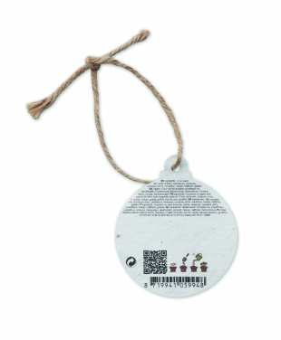 Logotrade promotional merchandise photo of: Seed paper Xmas ornament