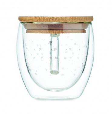 Logo trade promotional gift photo of: Double wall borosilicate mug