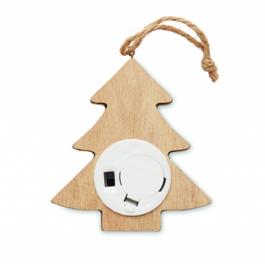 Logo trade promotional items picture of: Wooden weed tree with lights