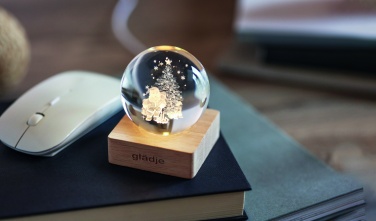 Logo trade advertising products image of: Christmas LED crystal ball