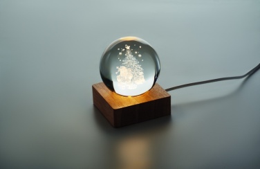 Logotrade promotional merchandise photo of: Christmas LED crystal ball