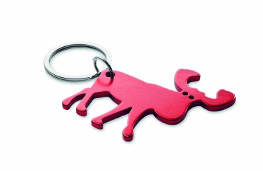 Logo trade corporate gifts picture of: Recycled aluminium key ring Pori