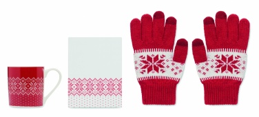 Logotrade corporate gift picture of: Winter gift mug and gloves set