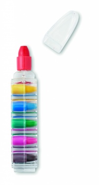 Logo trade promotional product photo of: Set of 6 wax crayons