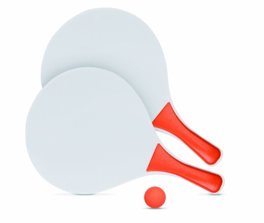 Logo trade business gift photo of: Beach tennis set