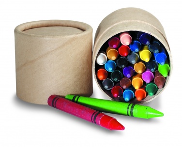 Logo trade advertising product photo of: 30 wax crayons
