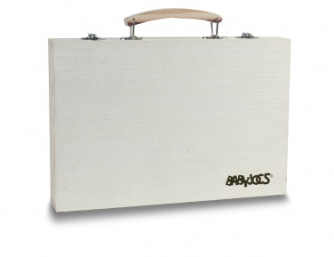 Logotrade promotional giveaway picture of: Artist's set in wooden box