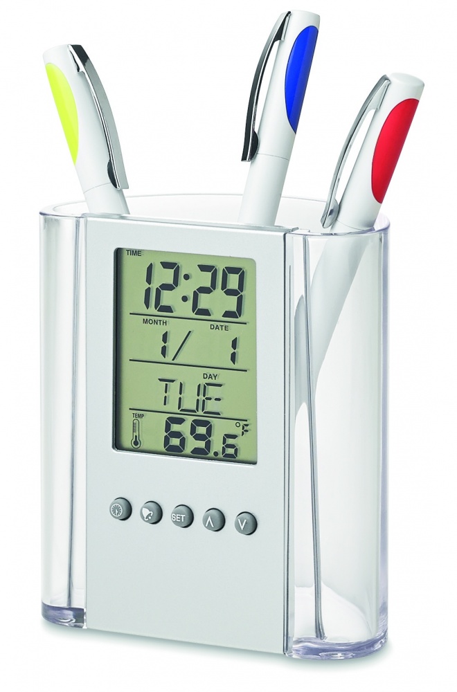 Logotrade advertising product image of: Pen holder with calendar