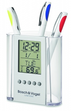 Logo trade corporate gift photo of: Pen holder with calendar