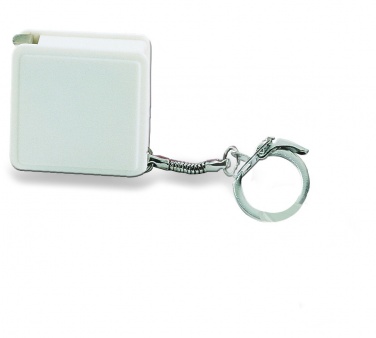Logo trade promotional giveaways image of: Key ring w/ flexible ruler 1m, Vantaa
