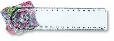 Logo trade business gift photo of: Ruler with magnifier