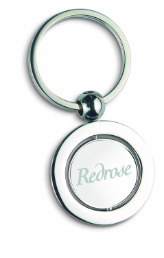 Logo trade corporate gifts picture of: Globe metal key ring  WORLD