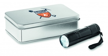 Logotrade promotional gifts photo of: LED torch in tin box